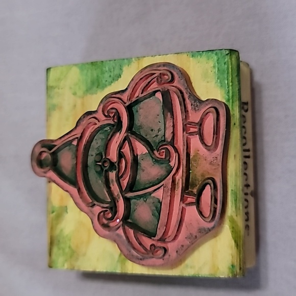 Cartoon Santa Claus Wooden Rubber Stamp - Picture 2 of 4